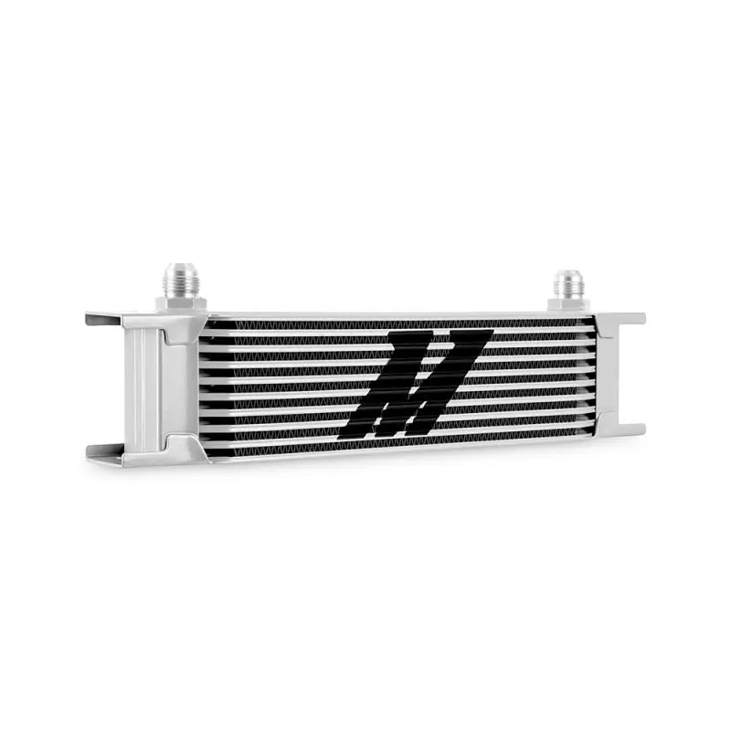 Mishimoto MISMMOC-10-8SL Universal -8AN 10 Row Oil Cooler - Silver №4