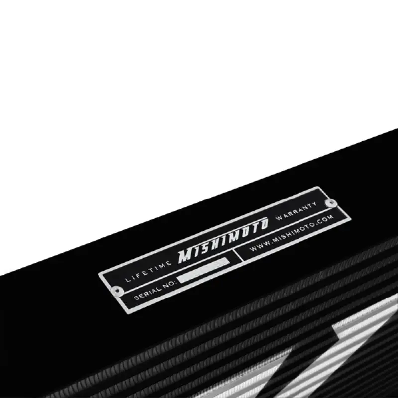 Mishimoto MISMMINT-URB Universal Black R Line Intercooler Overall Size: 31x12x4 Core Size: 24x12x4 Inlet / Outlet №11