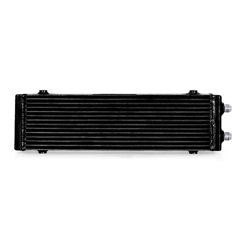 Mishimoto MISMMOC-DP-LBK Universal Large Bar And Plate Dual Pass Black Oil Cooler №4