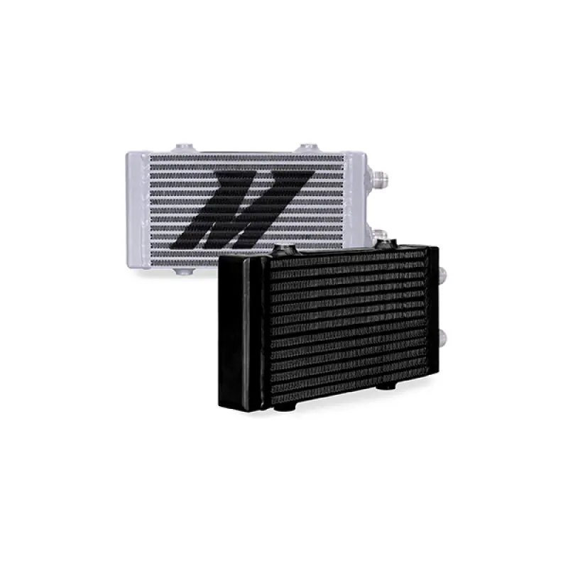 Mishimoto MISMMOC-DP-SBK Universal Small Bar And Plate Dual Pass Black Oil Cooler №2