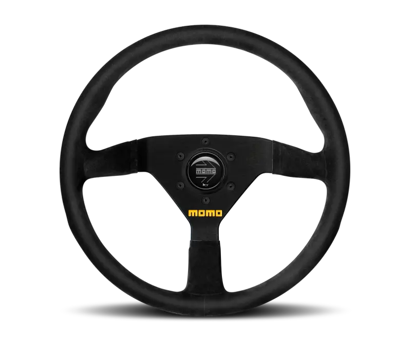 MOMO MOMR1909/35L MOD78 Steering Wheel 350 Mm - Black Leather/Black Spokes