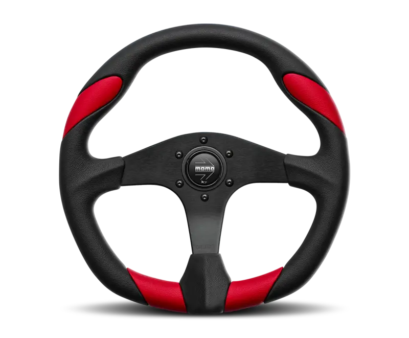 MOMO MOMQRK35BK0R Quark Steering Wheel 350 Mm - Black Poly/Black Spokes