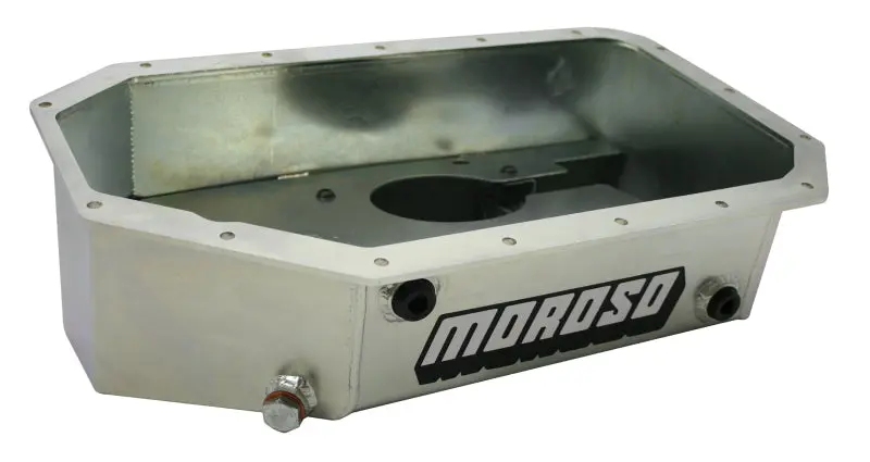 Moroso MOR20915 Acura/Honda K Series Swap Road Race Baffled Extra Capacity 5.5in Steel Oil Pan