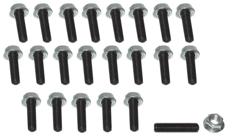 Moroso MOR38366 Honda/Acura/Mazda Rotary/Dodge Neon/Toyota MR2 Oil Pan Stud Kit - 6mm - Steel - Set Of 22