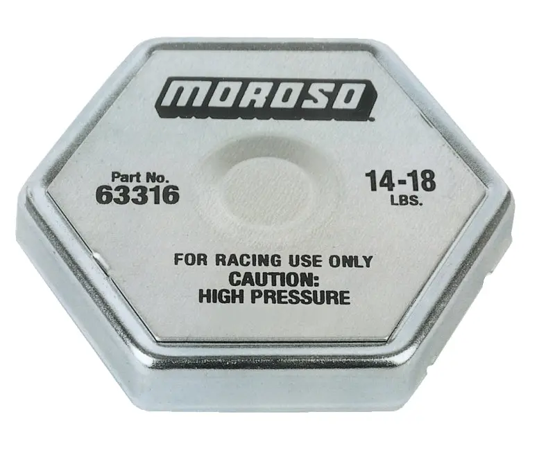 Moroso MOR63316 Racing Radiator Cap - 14-18lbs