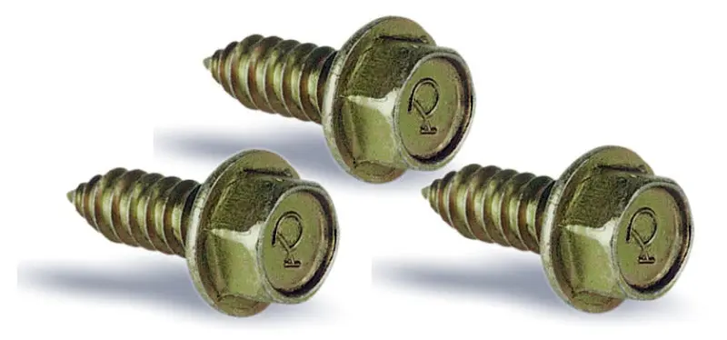 Moroso MOR90100 Wheel Rim Screws - Grade 8 Steel - Gold Iridite Finish - 35 Pack