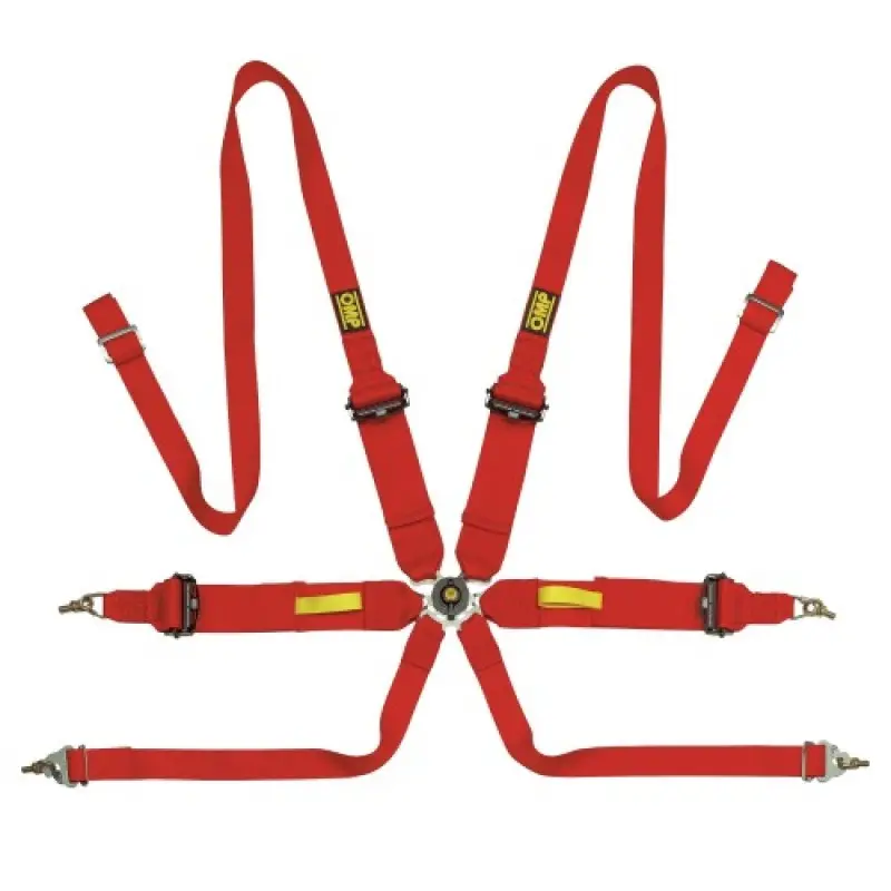 OMP OMPDA0-0203-A02-061 Tecnica 3/2 Safety Harness - Red №1