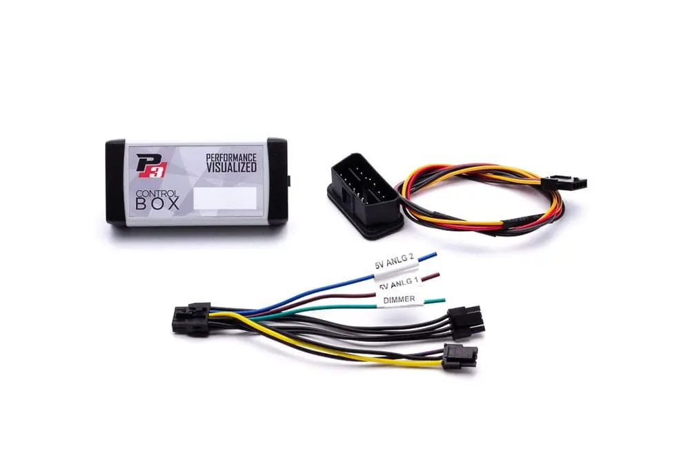 P3 V3 OBD2 - BMW F3X / F8X Gauge (2011-2019) - Left Hand Drive / Orange bars / Orange digits / None №3