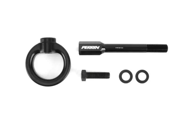 Perrin PERPSP-BDY-230BK 02-07 Subaru WRX/STI Tow Hook Kit (Front) - Flat Black №1