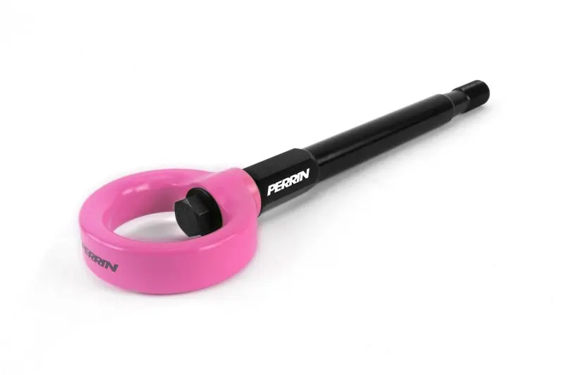 Perrin PERPSP-BDY-231HP 08-14 Subaru WRX/STI Tow Hook Kit (Front) - Hyper Pink