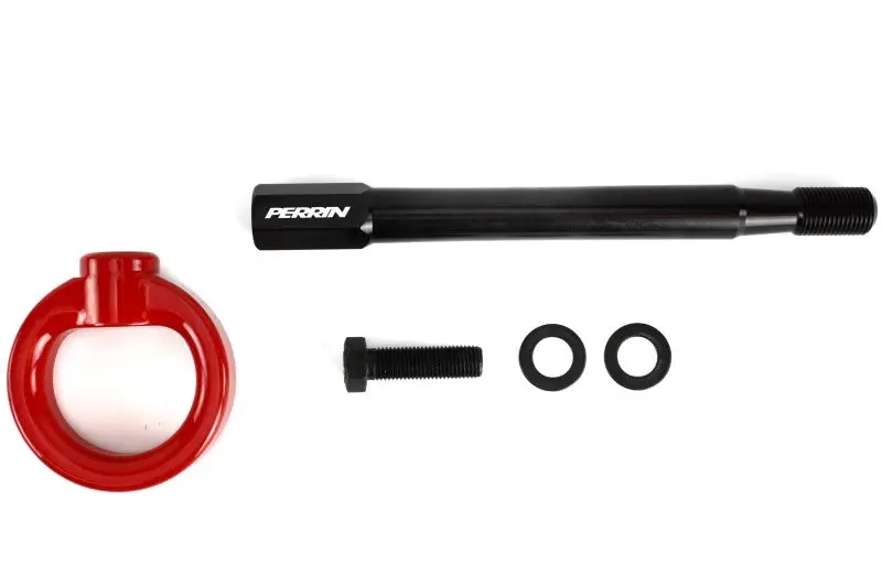 Perrin PERPSP-BDY-231RD 08-14 Subaru WRX/STI Tow Hook Kit (Front) - Red №5