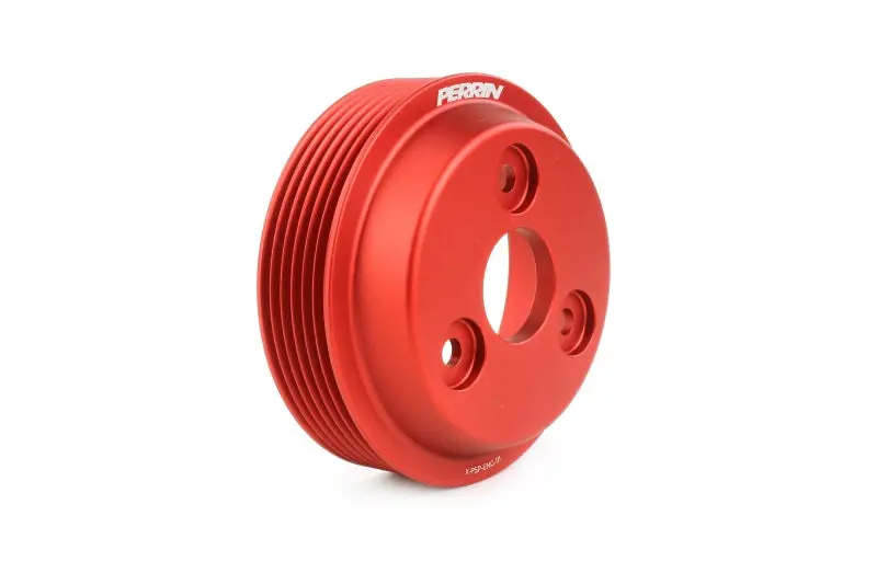 Perrin PERPSP-ENG-111RD 15-21 Subaru WRX Lightweight Water Pump Pulley - Red №1