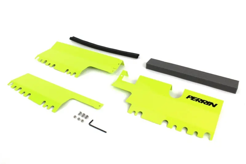 Perrin PERPSP-ENG-512NY 15-21 WRX/STI Radiator Shroud (With/Without OEM Intake Scoop) - Neon Yellow №5