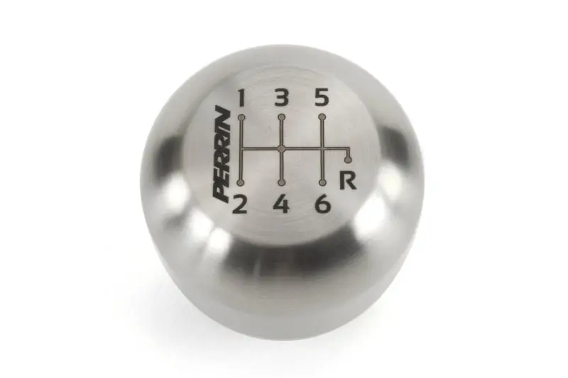 Perrin PERPHP-INR-120SS 17-18 Honda Civic Brushed Stainless Steel Large Shift Knob - 6 Speed №1