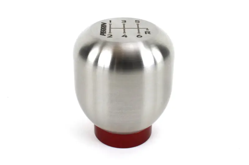 Perrin PERPHP-INR-120SS 17-18 Honda Civic Brushed Stainless Steel Large Shift Knob - 6 Speed №6