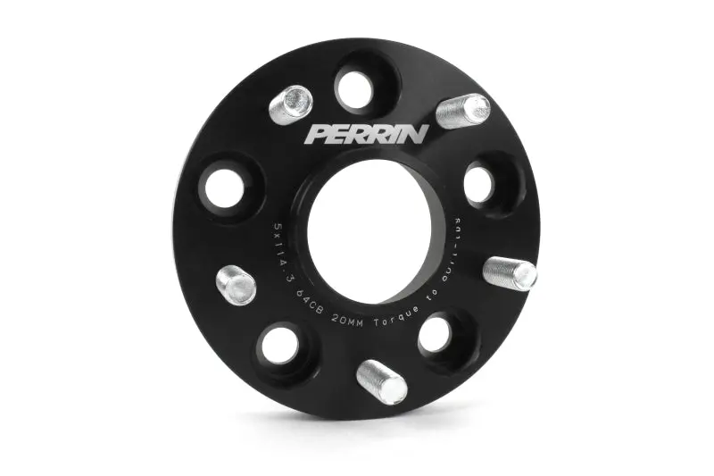 Perrin PERPHP-WHL-020BK 17-18 Honda Civic Si 64.1mm Hub 5x114.3 20mm Wheel Spacers (One Pair) №3