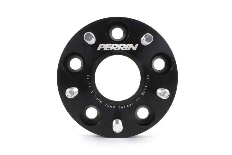 Perrin PERPHP-WHL-020BK 17-18 Honda Civic Si 64.1mm Hub 5x114.3 20mm Wheel Spacers (One Pair) №7