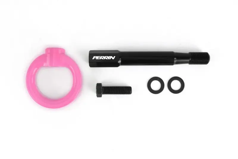 Perrin PERPSP-BDY-235HP 18-21 WRX/STI / 13-20 BRZ / 17-20 Toyota 86 Front Tow Hook Kit - Hyper Pink №3