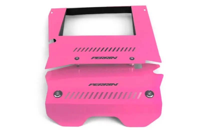 Perrin PERPSP-ENG-165HP 2015+ Subaru WRX Engine Cover Kit (Intercooler Shroud + Pulley Cover) - Hyper Pink №1