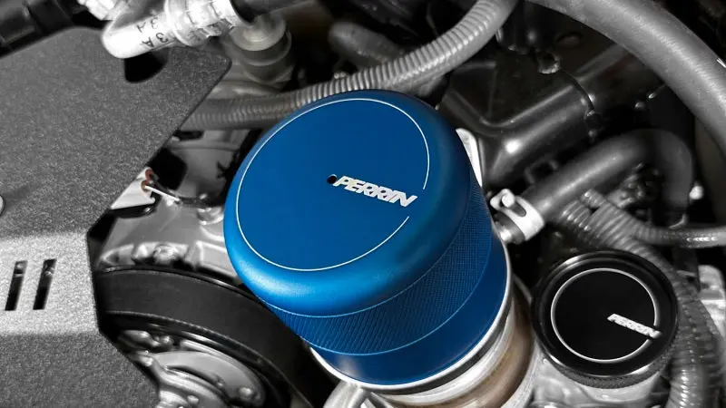 Perrin PERPSP-ENG-716BL 2015+ Subaru WRX/STI Oil Filter Cover - Blue №3