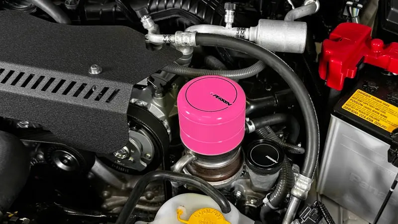 Perrin PERPSP-ENG-716HP 2015+ Subaru WRX/STI Oil Filter Cover - Hyper Pink №3