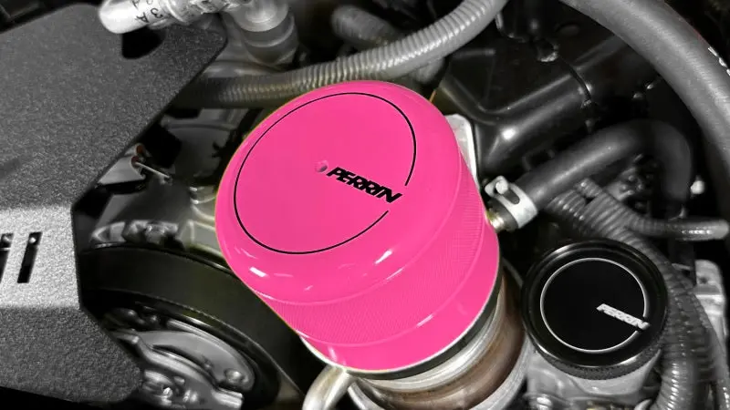 Perrin PERPSP-ENG-716HP 2015+ Subaru WRX/STI Oil Filter Cover - Hyper Pink №5