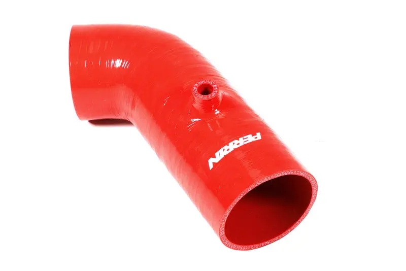 Perrin PERPSP-INT-432RD 22-23 Subaru BRZ/Toyota GR86 Silicone Inlet Hose (3in. ID / SS Wire) - Red