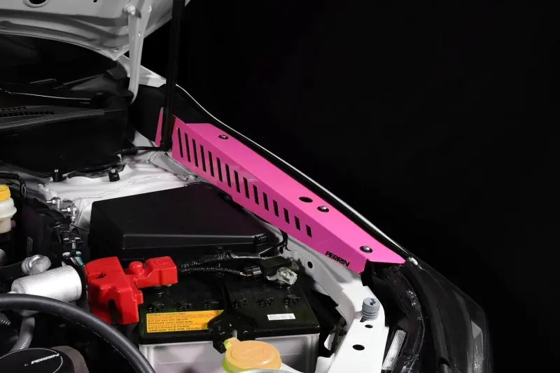 Perrin PERPSP-ENG-551HP 22-23 Subaru WRX Fender Shroud Set - Hyper Pink №1