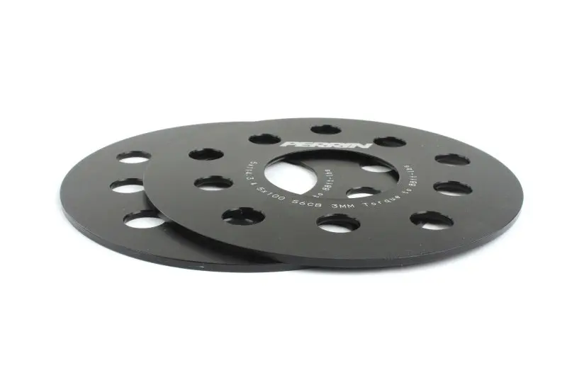 Perrin PERPSP-WHL-103BK Subaru 5x114.3/5x100 3mm Slip-On Wheel Spacers - W/ 56mm Hubs (No Studs) №2