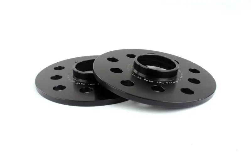 Perrin PERPSP-WHL-107BK Subaru 5x114.3/5x100 7mm Slip-On Wheel Spacers - W/ 56mm Hubs/Qty 10 Studs №3