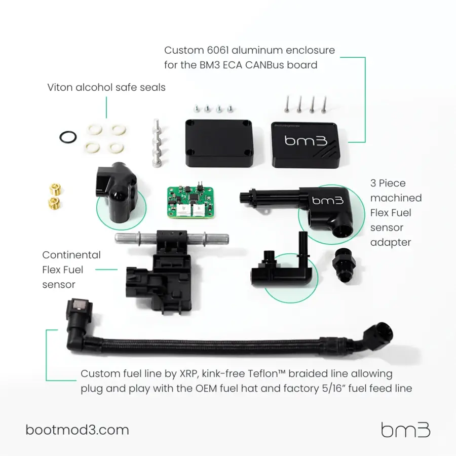 ProTuning Freaks Bootmod3 Flex Fuel Kit - Toyota A90/A91 Supra/BMW G29 Z4 - Engine Bay Location Kit №6