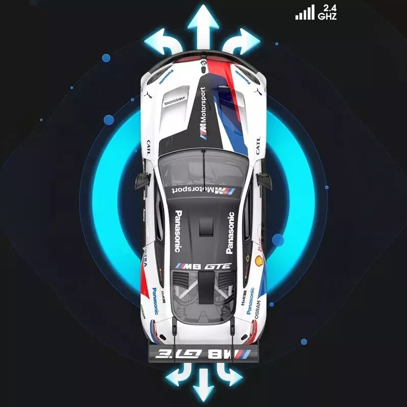 Радіокерована модель конструктор BMW M8 GTE RADIO REMOTE CAR, SCALE 1:18 80445A627A0 №6