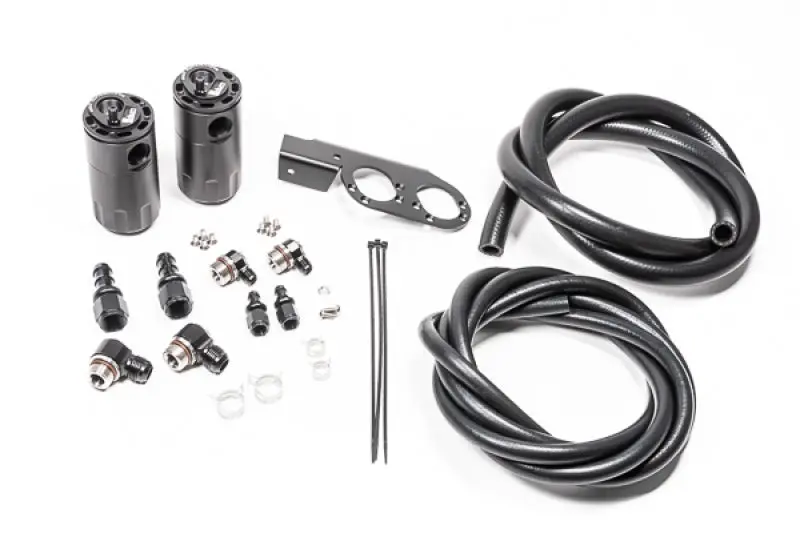 Radium RAD20-0729-FL Engineering Dual Catch Can Kit Nissan Z33 V35 VQ35DE/HR Fluid Lock