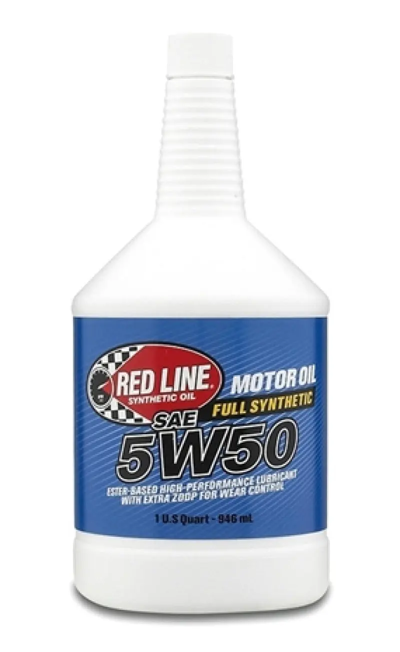 Red Line Oil RED11604 5W50 Motor Oil - Quart №1