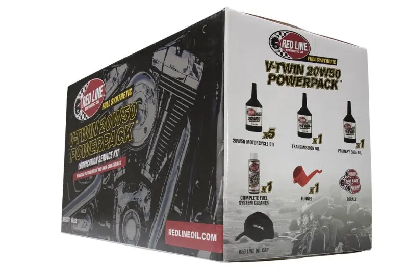 Red Line Oil RED90226 Big Twin 20W50 PowerPack