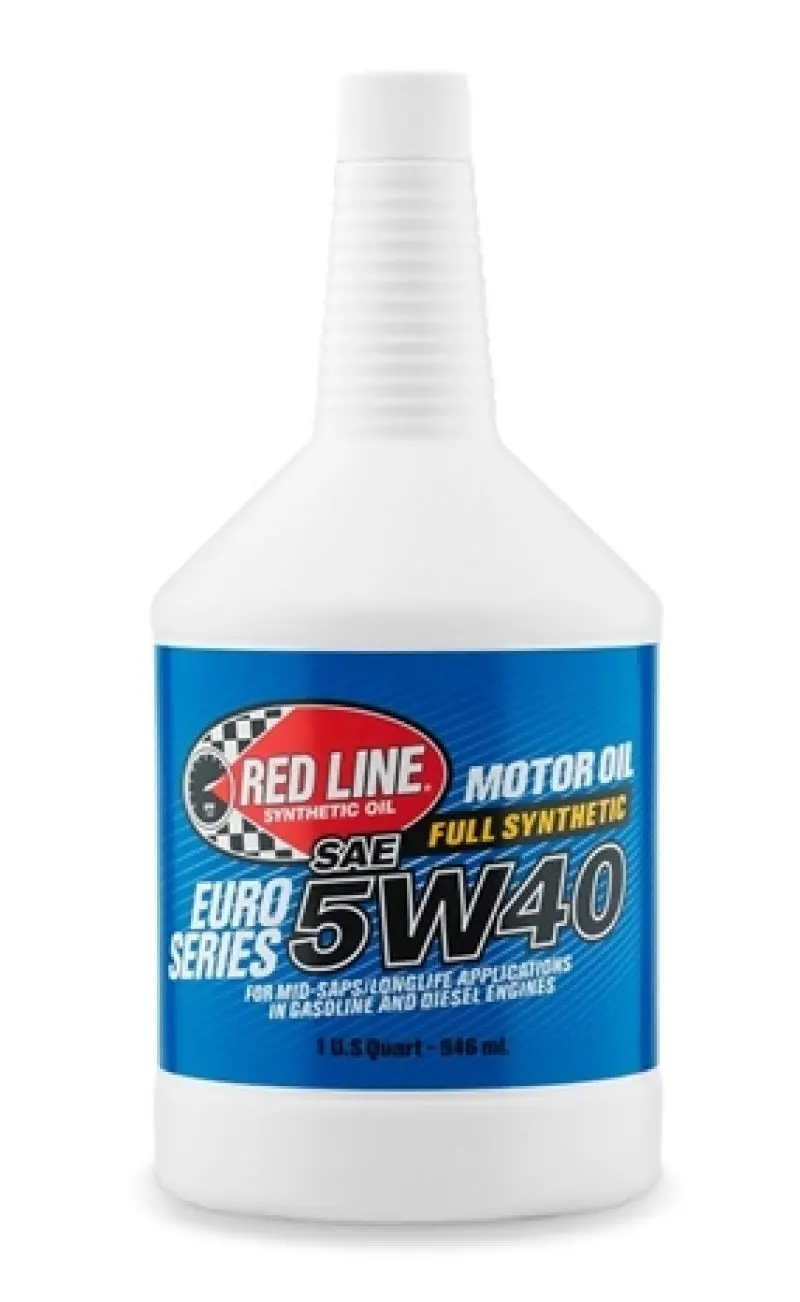 Red Line Oil RED12404 Euro-Series 5W40 Motor Oil - Quart