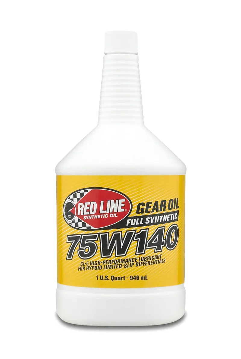 RED LINE OIL 57914 Трансмиссионное масло для дифференциалов 75W140 GL-5, 0.946л (1 qt)