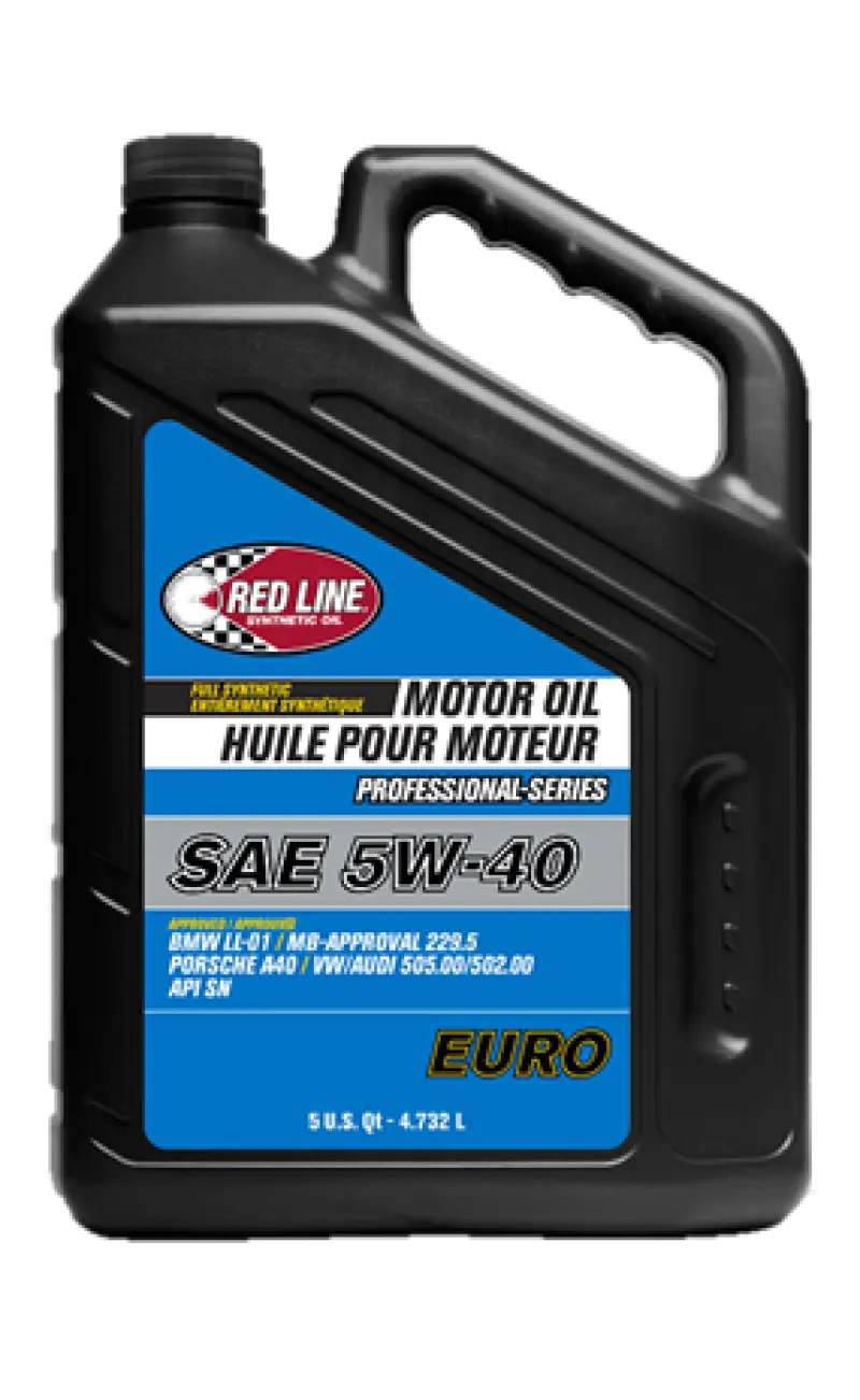 Red Line Oil RED12905 Pro-Series Euro 5W40 Motor Oil - 5 Quart