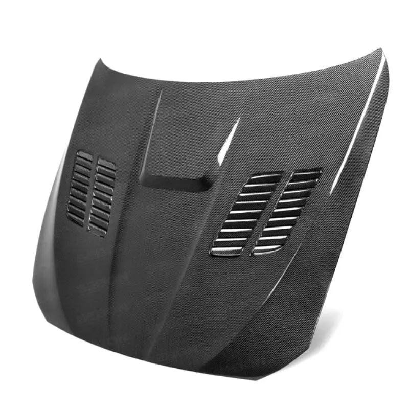 Seibon 10-13 BMW 5 Series and M5 Series (F10) GTR-Style Carbon Fiber Hood №3