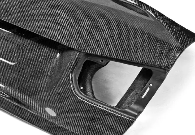 Seibon 12-13 BMW F30 CSL Style Carbon Fiber Trunk - Shaved №6