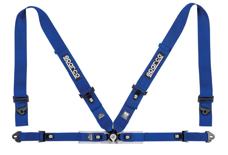 Sparco SPA04716M1AZ Belt 4Pt 3in/2in Competition Harness - Blue