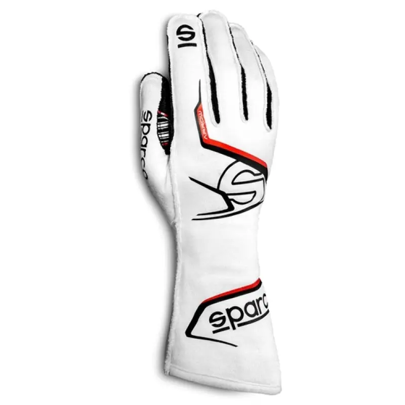 Sparco SPA00255710BINR Gloves Arrow Kart 10 WHT/BLK