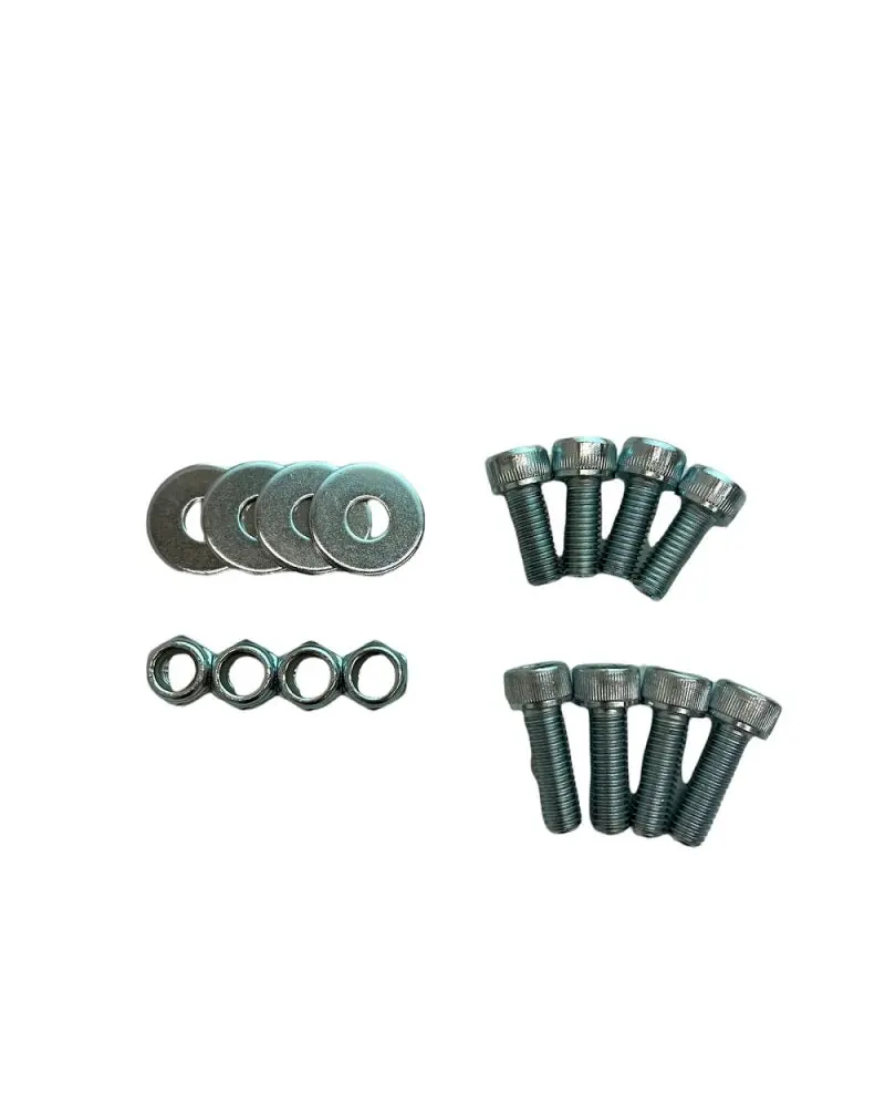 Sparco SPA50001ZS Seat Hardware Spacer Kit Bottom Mount - Silver Zinc