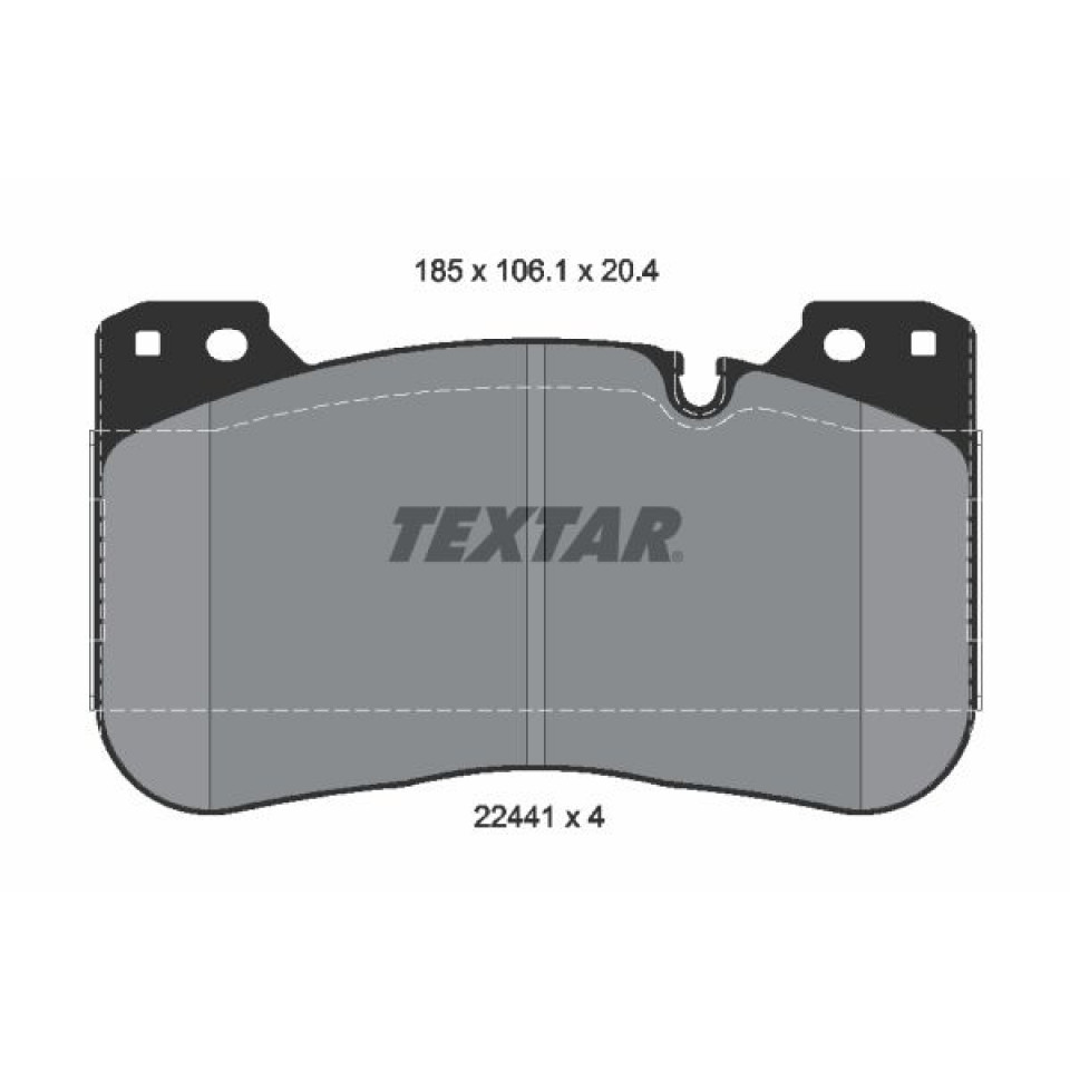 TEXTAR 2244101 Гальмівні колодки передні для BMW M5 (F90), X5 M (F95), X6 M (F96) Competition №2