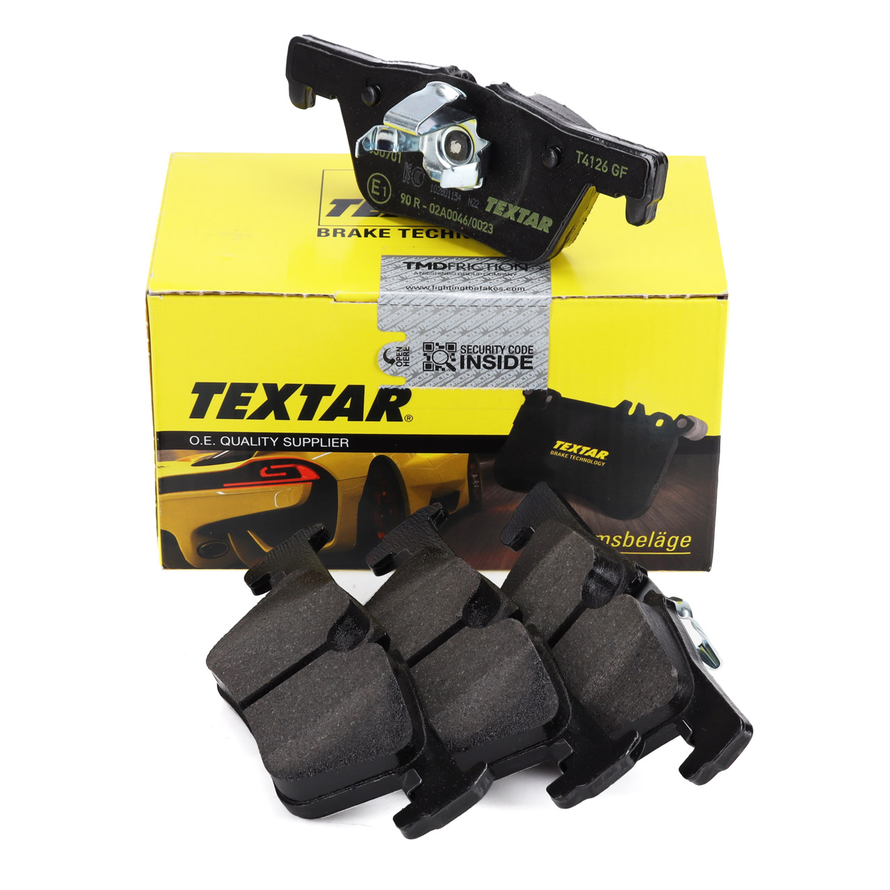 TEXTAR 2530701 Тормозные колодки задние для BMW 1 (F20), 3 (F30), X3 (F25)