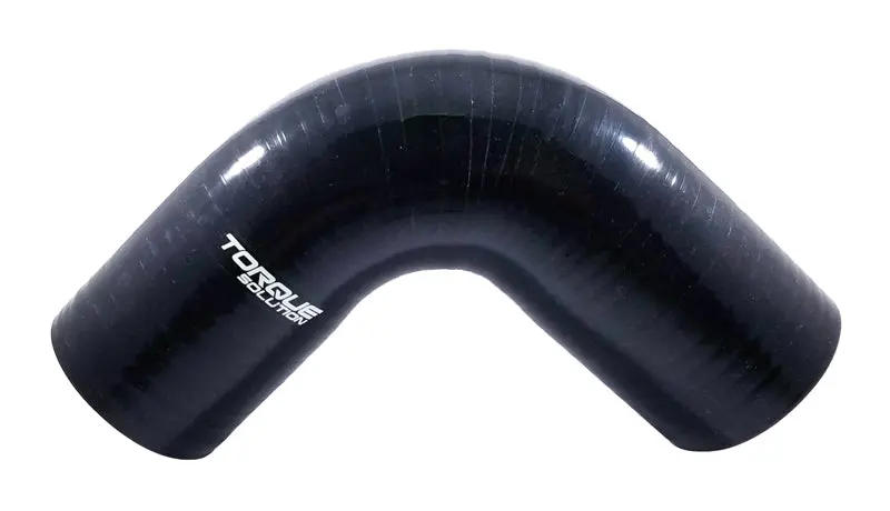 Torque Solution TQSTS-CPLR-90D25BK 90 Degree Silicone Elbow: 2.5 Inch Black Universal