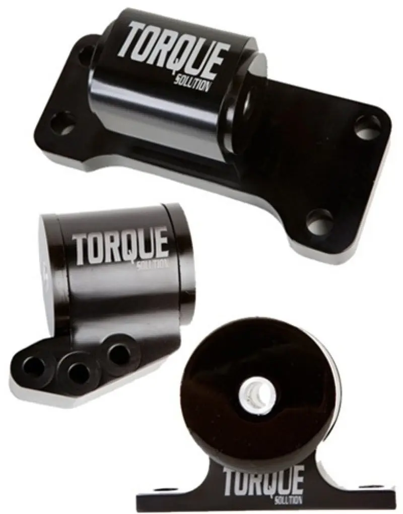 Torque Solution TQSTS-EV-125 Billet Aluminum 3 Piece Engine Mount Kit: Mitsubishi Evolution VII-IX 2001-2006