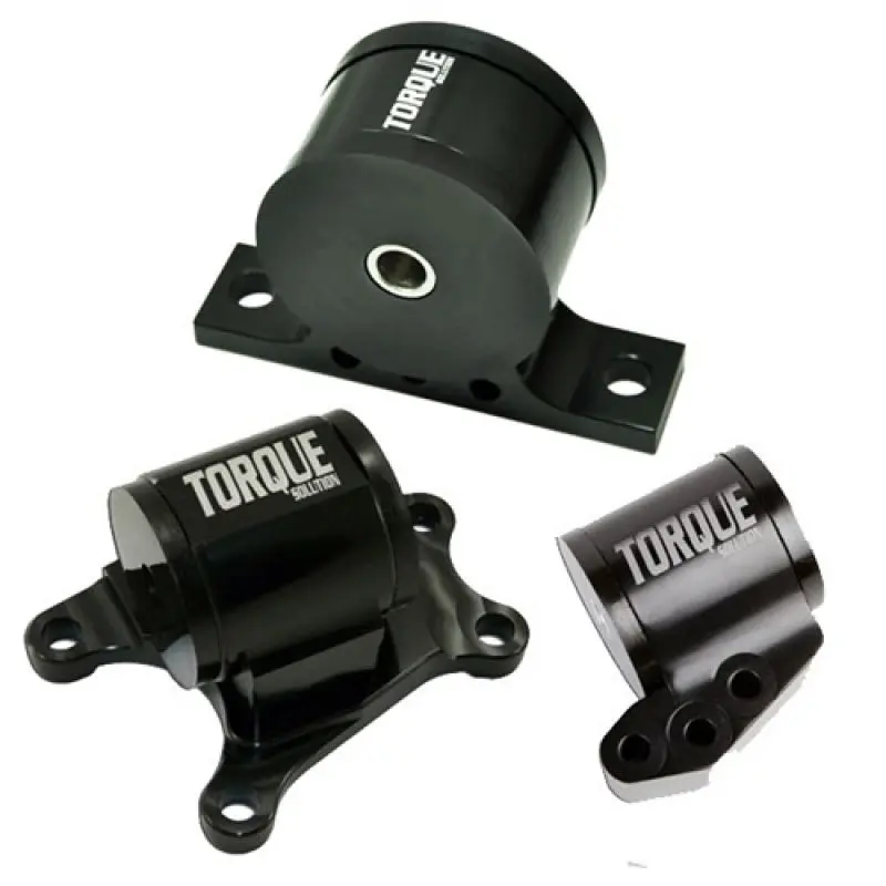 Torque Solution TQSTS-EV-126 Billet Aluminum 3 Piece Engine Mount Kit: Mitsubishi Evolution VII-IX 2001-2006