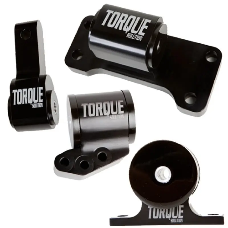 Torque Solution TQSTS-EV-1235 Billet Aluminum 4 Piece Engine Mount Kit: Mitsubishi Evolution 01-06 (5sp Only)