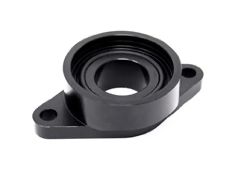 Torque Solution TQSTS-1G-HKS-BK Billet Stock To HKS Blowoff Valve Adapter Black Mtsbshi Eclipse/Talon/Laser 1G 90-94